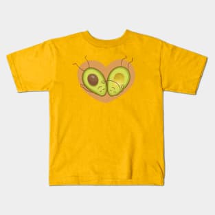 Cozy cuddling avocados Kids T-Shirt